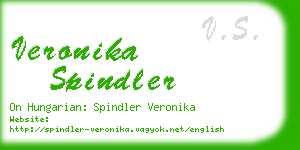 veronika spindler business card